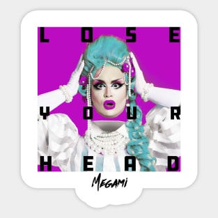 Megami - Lose Your Head (White) Sticker